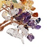 Natural Mixed Gemstone Chips Tree Decorations DJEW-M012-01E-3