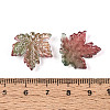 Baking Paint Transparent Glass Pendants DGLA-N014-11B-01-3