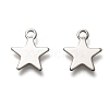 Non-Tarnish 201 Stainless Steel Charms STAS-B001-14B-P-1