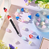 20Pcs UV Plating Opaque Acrylic Imitation Jelly Beads OACR-TADJ0001-09C-4