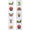 Cartoon Insect Picture Paper Stickers STIC-M002-01B-1