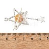 Heated Natural Citrine Pendants PALLOY-TA00444-04-3