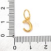 925 Sterling Silver Letter Charms with Jump Rings LS-STER-R008-01G-C-3