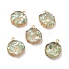 Transparent Resin Pendants CRES-F022-03E-1