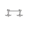 316L Surgical Stainless Steel Nipple Rings WGD1062-06-1