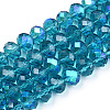 Electroplate Glass Beads Strands LS-EGLA-A034-T2mm-L25-1