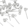 925 Sterling Silver Ear Stud Findings STER-K167-042B-S-3