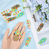 16Pcs 4 Styles Slipper Theme Acrylic Pendants MACR-SC0001-69-3