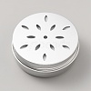 Aluminium Shallow Round Candle Tins AJEW-WH0166-28A-03-1