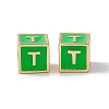 Rack Plating Brass Enamel Beads KK-B060-04G-02T-2