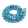 Handmade Foil Glass Beads Strands FOIL-N033-05C-2