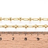 Brass Flat Round with Rectangle Link Chains CHC-T018-53G-3