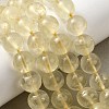 Natural Lemon Quartz(Heated) Beads Strands G-G286-A04-10mm-01-1