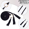 Handmade Imitation Leather Braided Rope Tie Belts AJEW-WH20006-398A-6