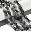 Natural Eagle Eye Stone Beads Strands X-G-P497-01C-52-2