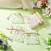 30Pcs Gold Stamping Moon Star Organza Drawstring Gift Bags ABAG-TA0002-21A-6