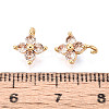 Brass Micro Pave Cubic Zirconia Pendants KK-D356-07I-G-3