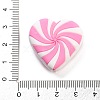 Heart Food Grade Eco-Friendly Silicone Focal Beads SIL-K004-09B-3