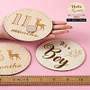 Basswood Milestone Cards WOOD-TA0001-41B-23