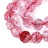 Crackle Transparent Glass Beads Strands GLAA-N068-06A-04-3