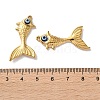 304 Stainless Steel Resin Pendants STAS-A124-11G-3