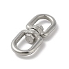 Non-Tarnish 304 Stainless Steel 8 Shape Swivel Clasps STAS-S127-03P-04-2