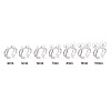 Brass Cuff Ring Settings KK-T076-58P-4