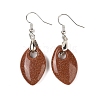 Natural & Synthetic Mixed Stone Dangle Earrings EJEW-F343-B-3