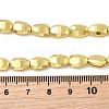Electroplate Glass Beads Strands EGLA-F166-12G-4