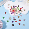 50Pcs Translucent Resin Cabochons RESI-TA0005-66-5