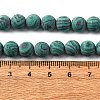 Synthetic Malachite Beads Strands G-F668-19-8mm-3