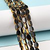 Faceted Transparent Electroplate Glass Beads Strands EGLA-P051-05A-A-3