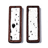 Eco-Friendly Cowhide Leather Big Pendants FIND-S301-30C-15-2