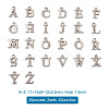 Alloy Rhinestone Charms ALRI-TA0001-04P-9