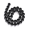 Synthetic Black Stone Beads Strands GSR12mmC044-6