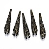 Tibetan Style Iron Bead Cones IFIN-049Y-01AB-NR-1-3