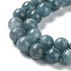 Dyed Natural Malaysia Jade Beads Strands G-G021-01B-01-4