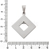 304 Stainless Steel Pendants STAS-F313-06P-3