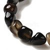 Natural Black Agate Beads Strands G-NH0017-B04-01-4