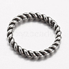 925 Thailand Sterling Silver Round Rings STER-P005-13-3