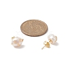 Natural Pearl Stud Earrings EJEW-JE05199-3