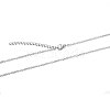 Non-Tarnish 304 Stainless Steel Cable Chain Necklace STAS-T040-PJ206-55-2