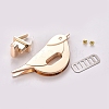 Zinc Alloy Bag Twist Lock Accessories AJEW-WH0104-57-1