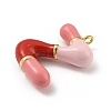 Brass Enamel Pendants X-KK-E093-03G-Z-2