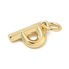 Brass Charms KK-I382-08G-P-2