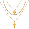 Alloy Pendant Layered Chain Necklaces for Women WGC39CD-28-1