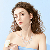 Natural Cultured Freshwater Pearl Pendants PALLOY-GA00036-5