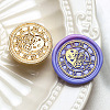 Wax Seal Brass Stamp Heads AJEW-I067-A14-1