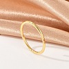 Simple Brass Finger Rings for Women RJEW-G343-12G-1