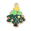 Christmas Theme Alloy Enamel Pendants ENAM-Z010-05C-KCG-1